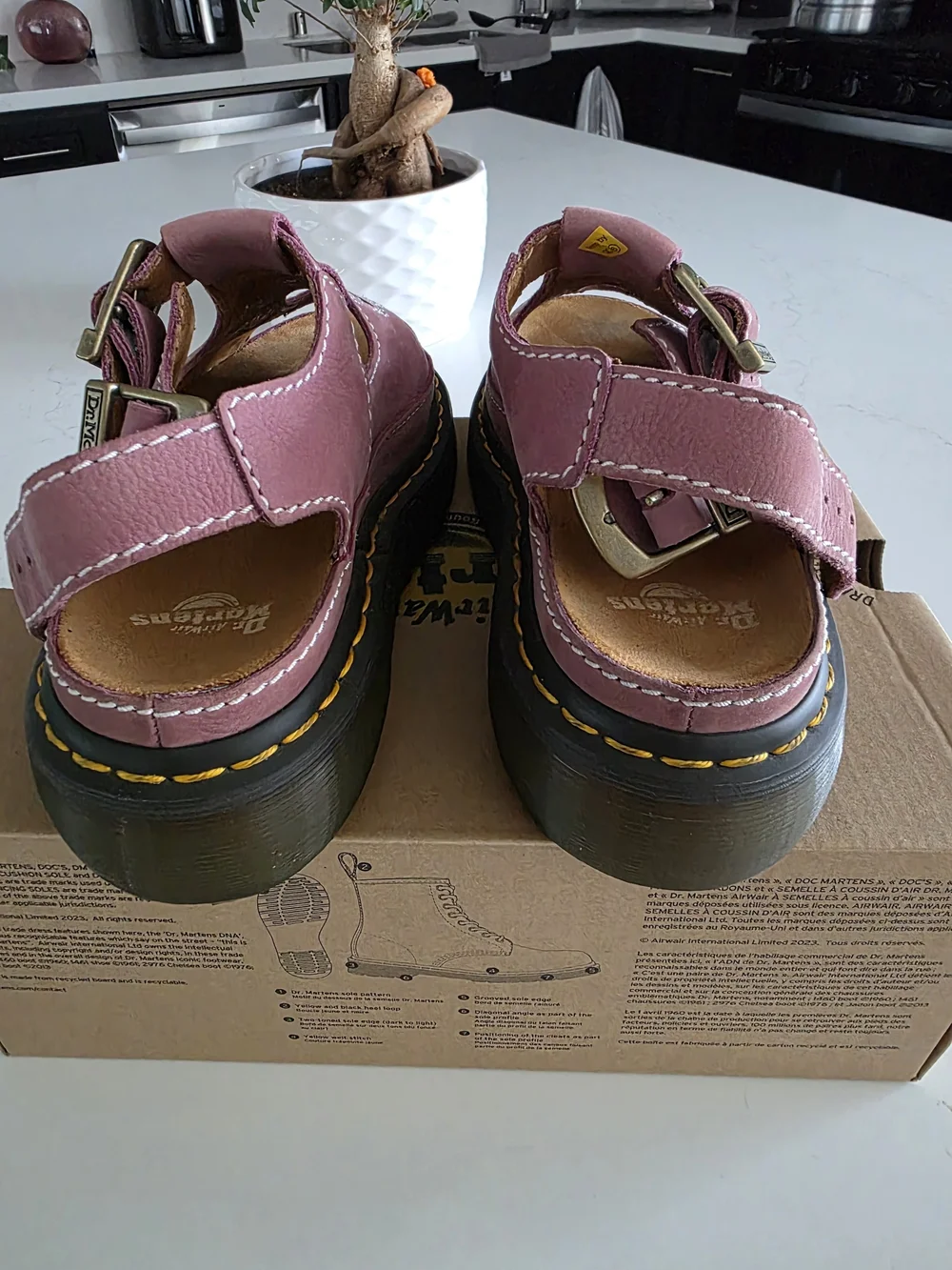 Dr. Martens Pink Sandals